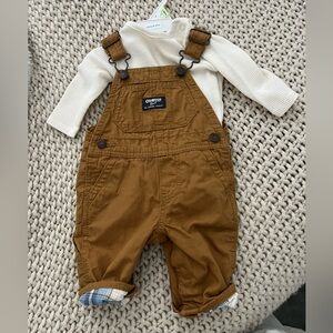 OshKosh B'gosh Brown Corduroy Overalls